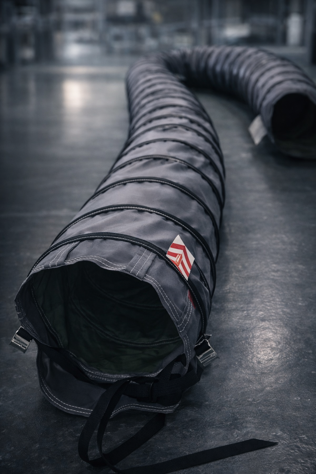 Gaine industrielle noire Sodiamex